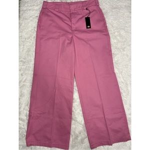 Dickies pink wide leg work pants size 16R NWT